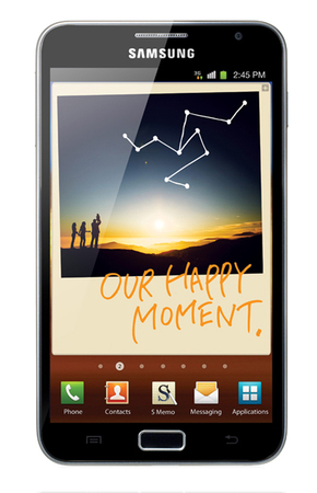 Смартфон Samsung Galaxy Note GT-N7000 Black - Бердск