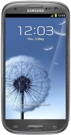 Смартфон Samsung Galaxy S3 GT-I9300 16Gb Titanium grey - Бердск